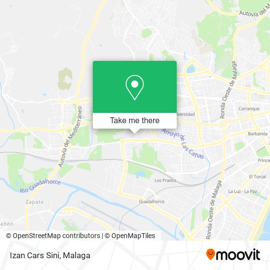 Izan Cars Sini map