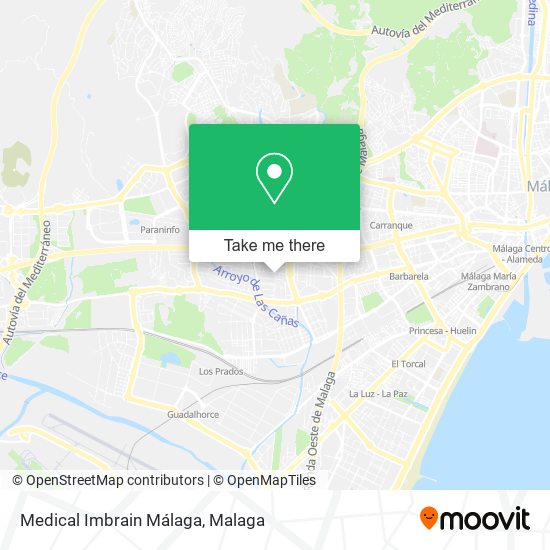 Medical Imbrain Málaga map