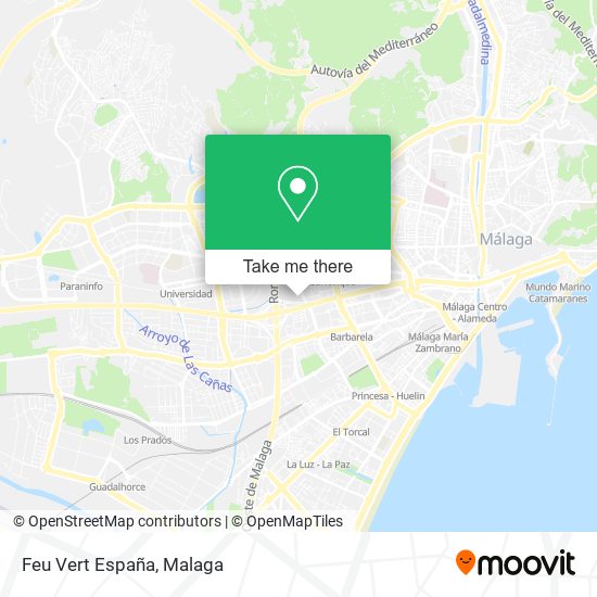 Feu Vert España map