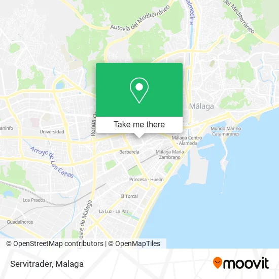 Servitrader map