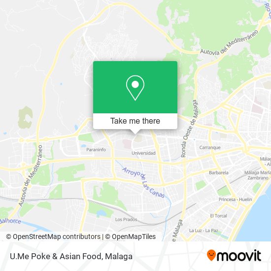 U.Me Poke & Asian Food map