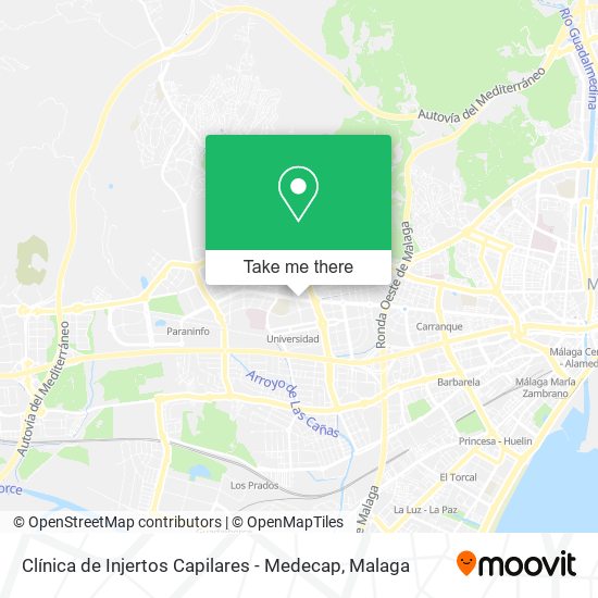 Clínica de Injertos Capilares - Medecap map