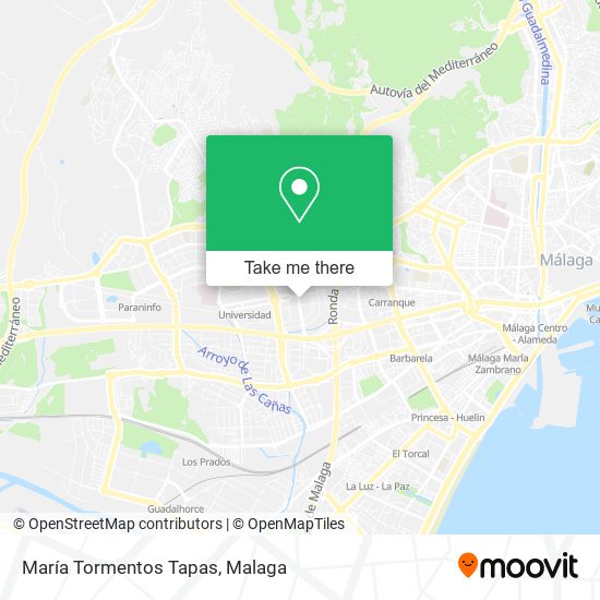 María Tormentos Tapas map