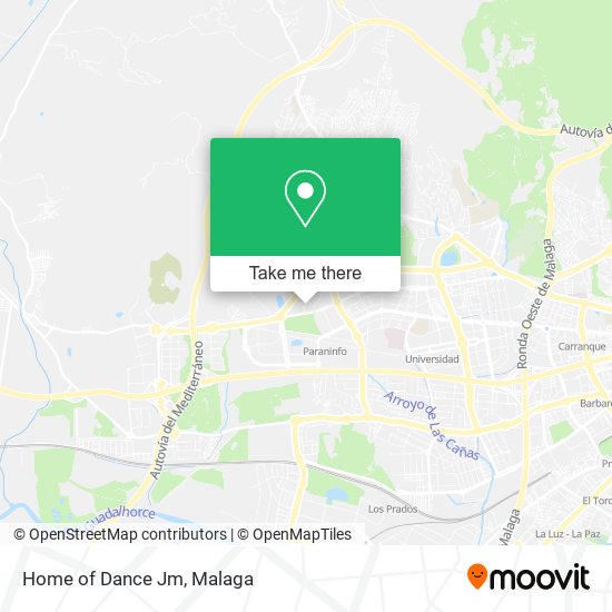 Home of Dance Jm map