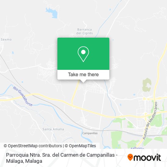 Parroquia Ntra. Sra. del Carmen de Campanillas - Málaga map