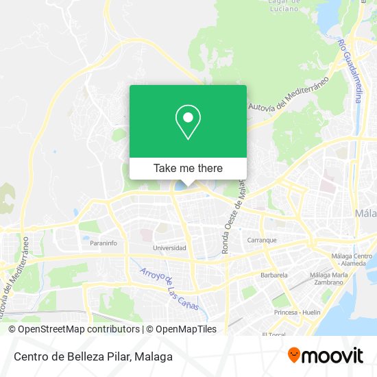 Centro de Belleza Pilar map