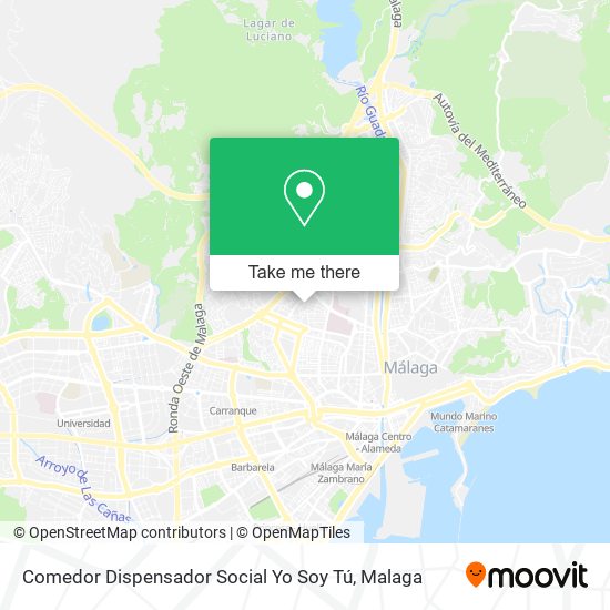 Comedor Dispensador Social Yo Soy Tú map