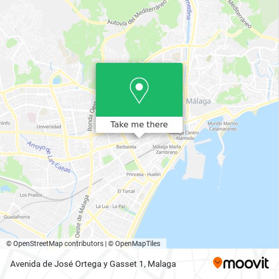 Avenida de José Ortega y Gasset 1 map