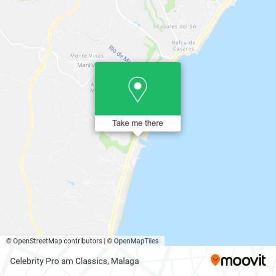Celebrity Pro am Classics map