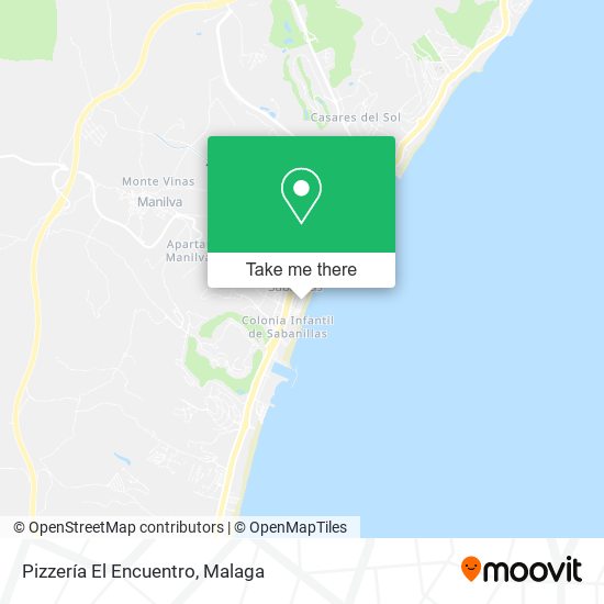 Pizzería El Encuentro map