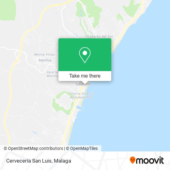 Cervecería San Luis map