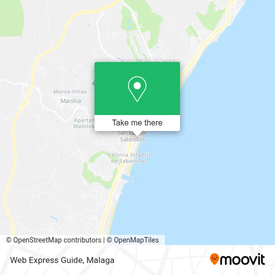 Web Express Guide map