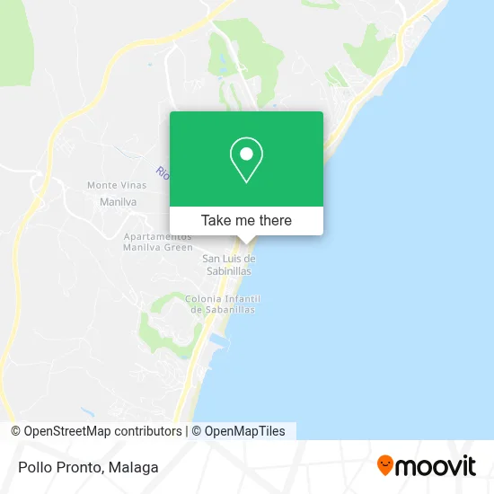 Pollo Pronto map