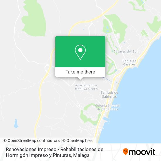 Renovaciones Impreso - Rehabilitaciones de Hormigón Impreso y Pinturas map