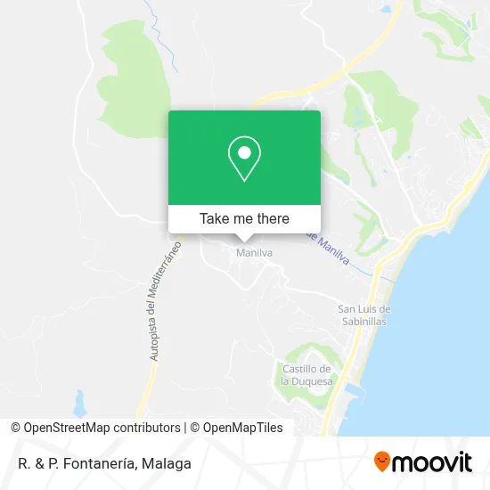 R. & P. Fontanería map