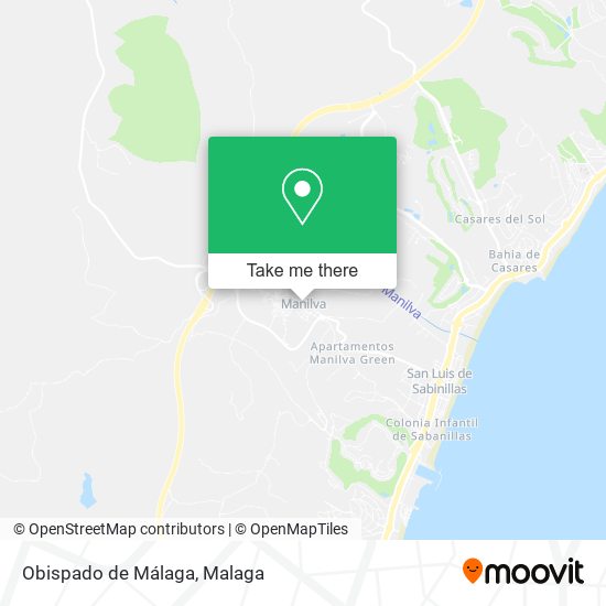 Obispado de Málaga map