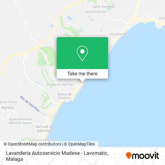 Lavandería Autoservicio Madese - Lavomatic map