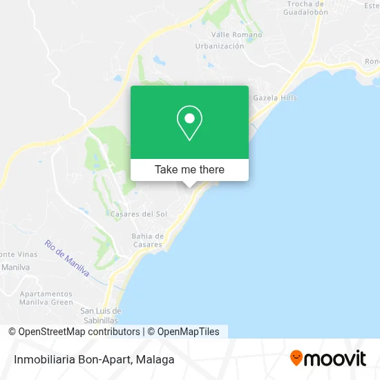 Inmobiliaria Bon-Apart map