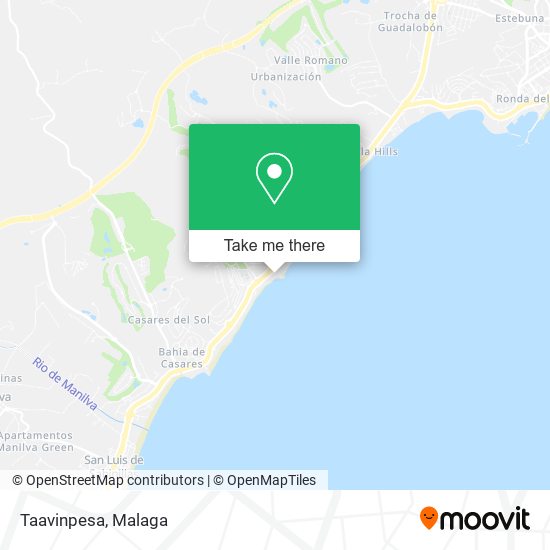 Taavinpesa map