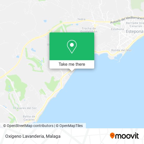 Oxígeno Lavanderia map