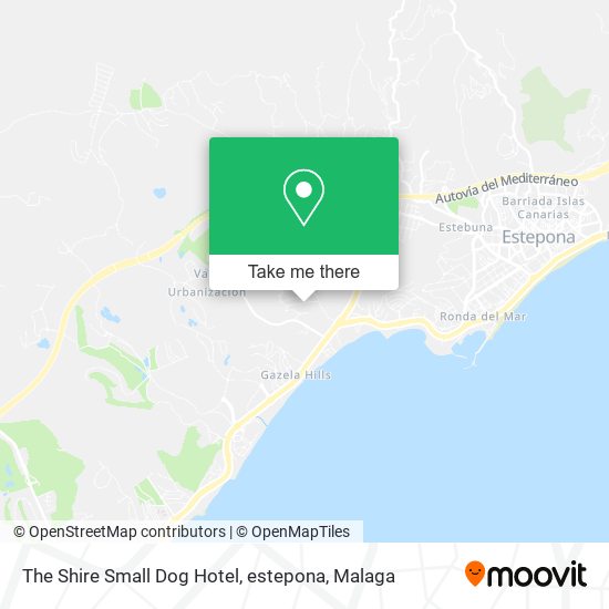 The Shire Small Dog Hotel, estepona map