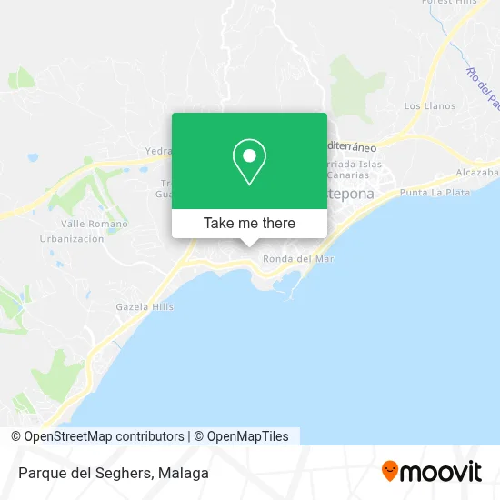 Parque del Seghers map