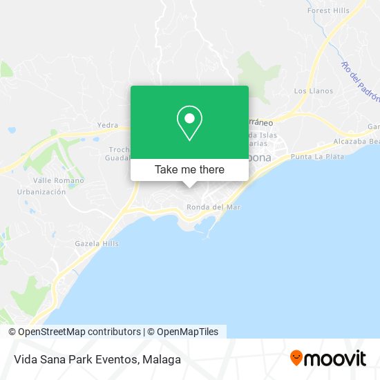 Vida Sana Park Eventos map
