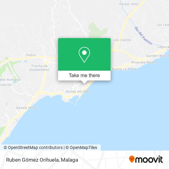 Ruben Gómez Orihuela map