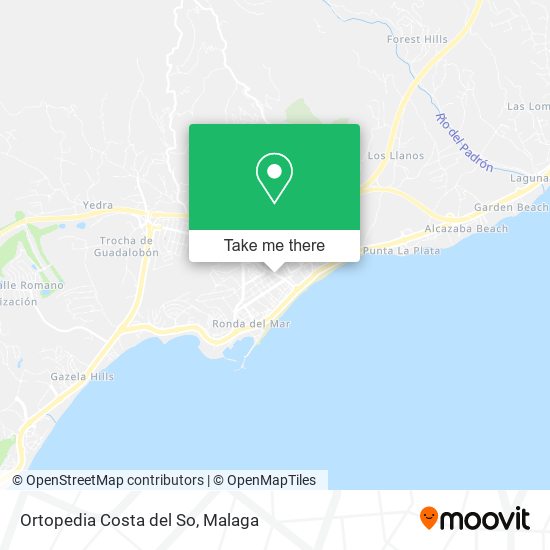 Ortopedia Costa del So map