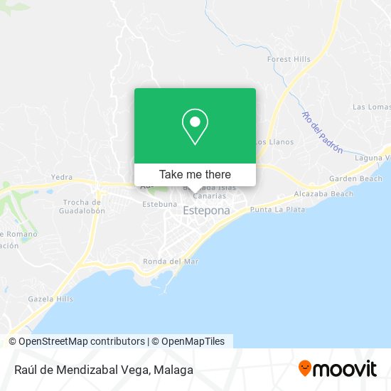Raúl de Mendizabal Vega map