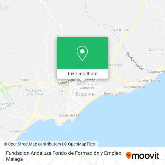 Fundacion Andaluza Fondo de Formación y Empleo map