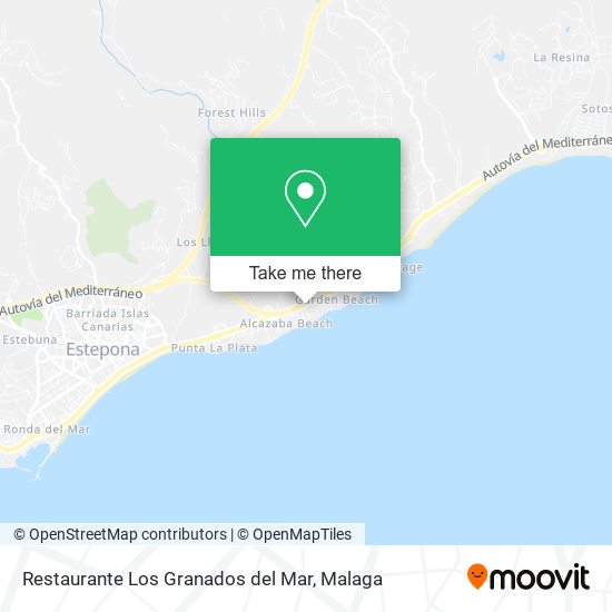 Restaurante Los Granados del Mar map