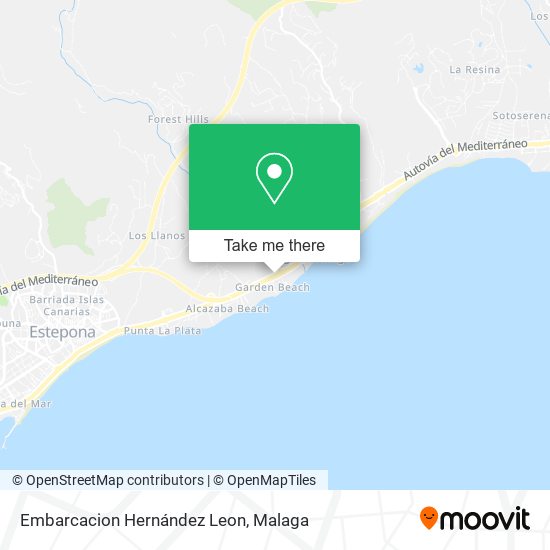 Embarcacion Hernández Leon map
