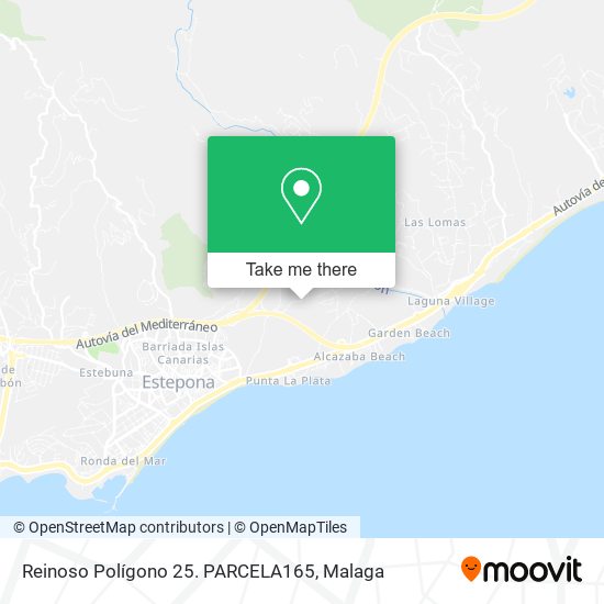 Reinoso Polígono 25. PARCELA165 map
