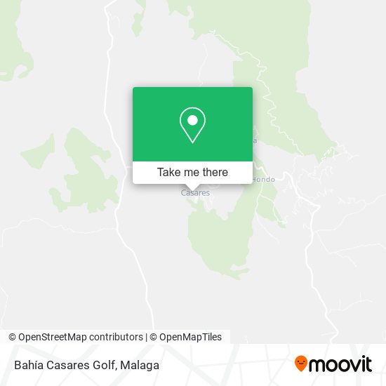 Bahía Casares Golf map