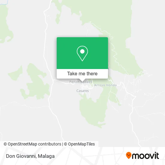 Don Giovanni map
