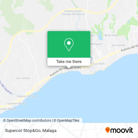 Supercor Stop&Go map