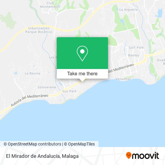 El Mirador de Andalucía map