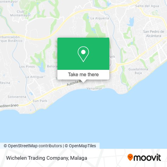 mapa Wichelen Trading Company