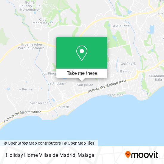 Holiday Home Villas de Madrid map