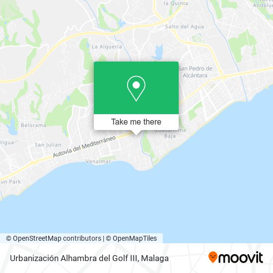 Urbanización Alhambra del Golf III map