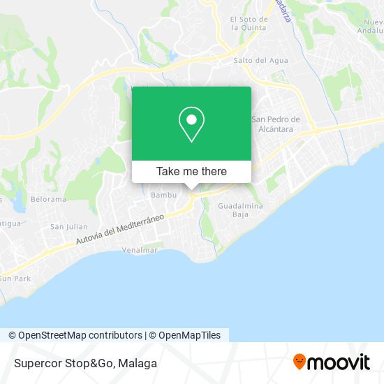 mapa Supercor Stop&Go