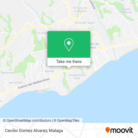 mapa Cecilio Gomez Alvarez