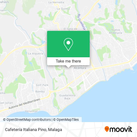 Cafetería Italiana Pino map