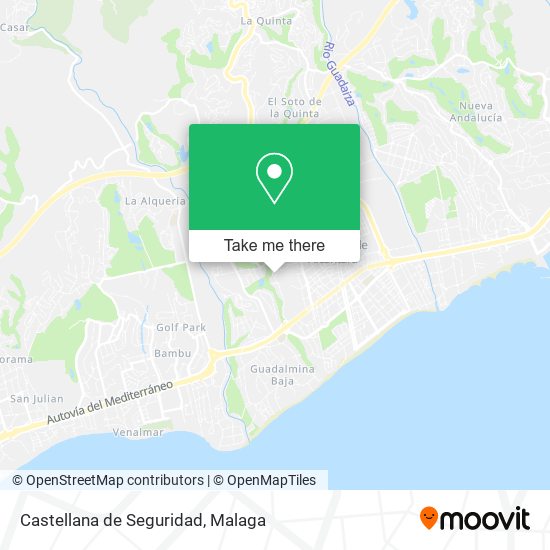 Castellana de Seguridad map
