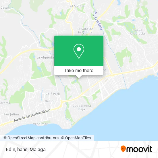 Edin, hans map