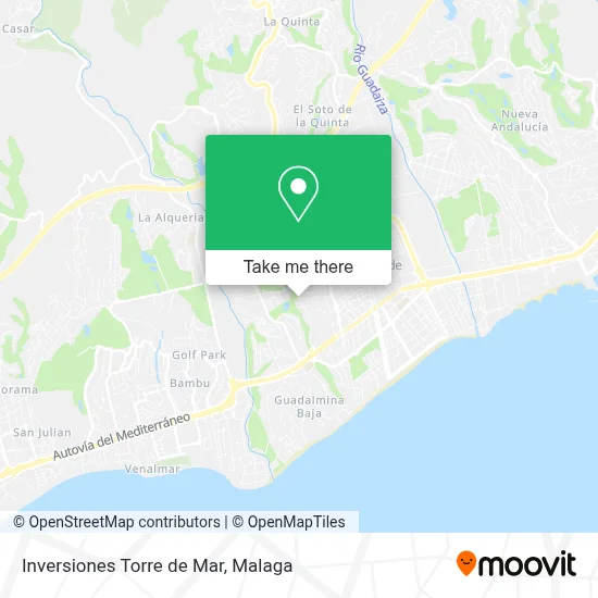 Inversiones Torre de Mar map
