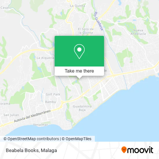 Beabela Books map