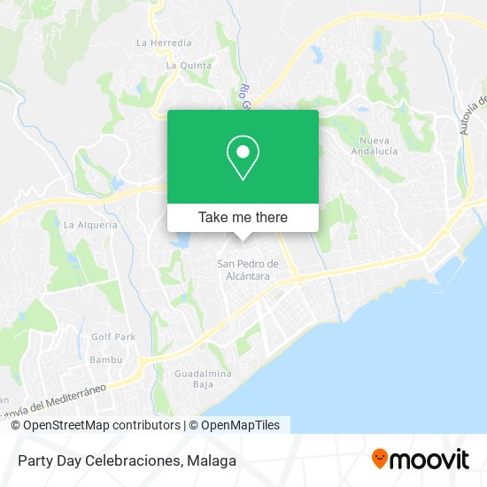 Party Day Celebraciones map