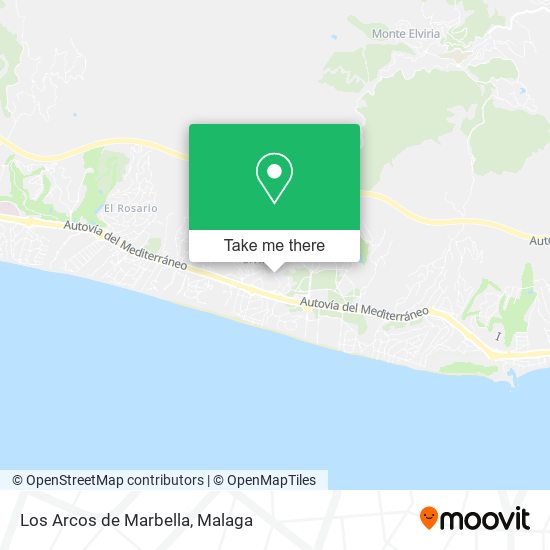 Los Arcos de Marbella map